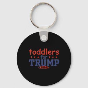 Peuters Voor Trump Kinderen Trump 2025 Grappige Tr Sleutelhanger