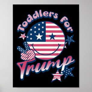 Peuters voor Trump Tiny Patriots Poster