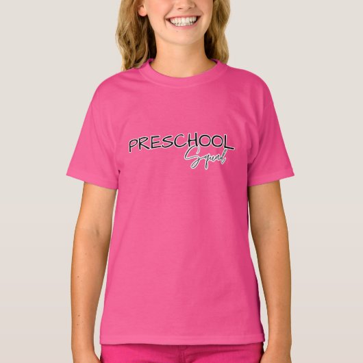 Peuterschool GRADE Squad jongens Meisjes leraar B2 T-shirt (Voorkant)