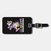 Peuterschool Nailed It Unicorn Afstudeerdop Bagagelabel (Voorkant horizontaal)