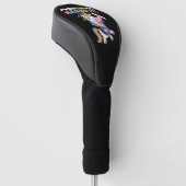 Peuterschool Nailed It Unicorn Afstudeerdop Golfheadcover (Schuin)