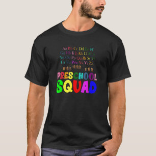 Peuterspeelgoed Terug naar school met alfabet kleu T-shirt