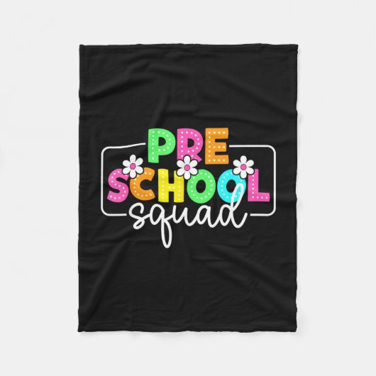 Peuterspeelgroep terug naar school leraren student fleece deken (Voorkant)