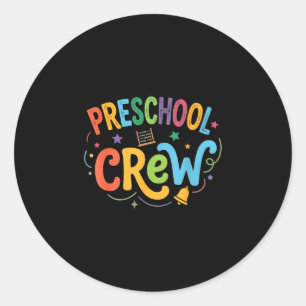 Peuterspeelgroep weer naar school peuterspeelgroep ronde sticker