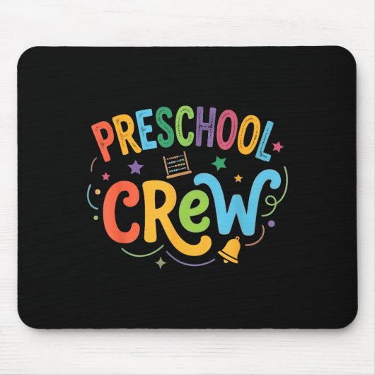 Peuterteam weer naar school peutersquad muismat (Voorkant)