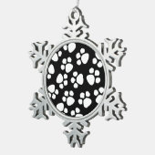 peuterversiering voor paaipapier tin sneeuwvlok ornament (Rechts)