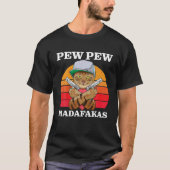 Pew Madafakas Gangsta Cat Crazy Pew Kitten  T-shirt (Voorkant)