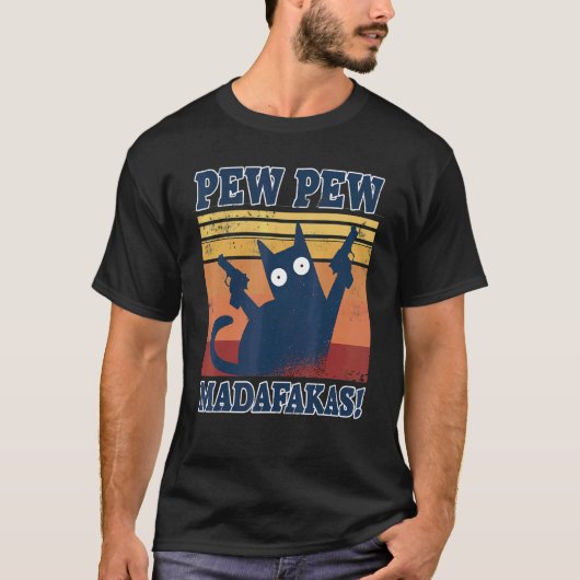 Pew Madafakas Katten Top Zomer Pyjama's Pewpew Kat (Voorkant)