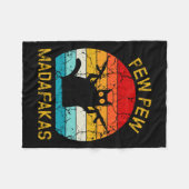 Pew Madafakas Pew Pistolen Funny Black Cat Retro V Fleece Deken (Voorkant (Horizontaal))