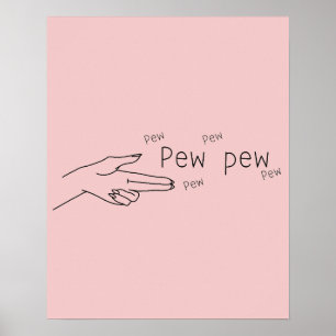 Pew-peug Poster
