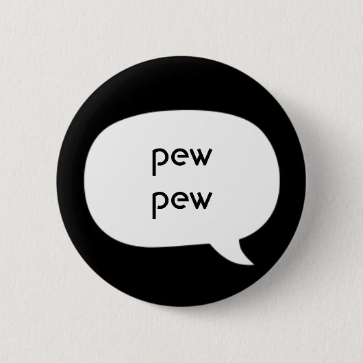 Pew-peug Ronde Button 5,7 Cm (Voorkant)