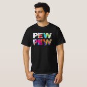 Pew Pew - Funny Paintball T-shirt (Voorkant volledig)