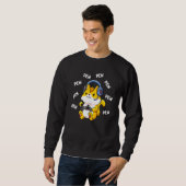 Pew Pew Gamer Cat Video Game Cats Gaming Kat Trui (Voorkant volledig)