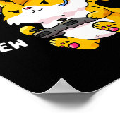 Pew Pew Gamer Cat Video Game Cats Gaming Kitty Lov Poster (Hoek)