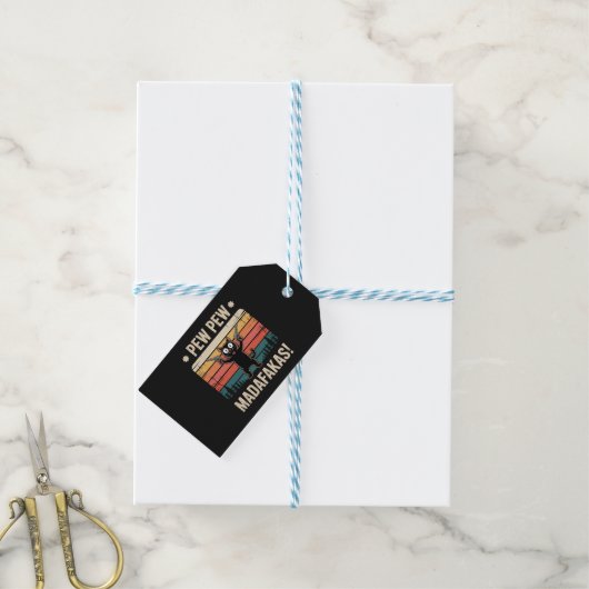 Pew Pew Madafakas Cadeaulabel (Met Touw)