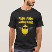 Pew Pew Madafakas Comic Chick T-shirt (Voorkant)