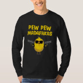 Pew Pew Madafakas Comic Chick T-shirt (Voorkant)