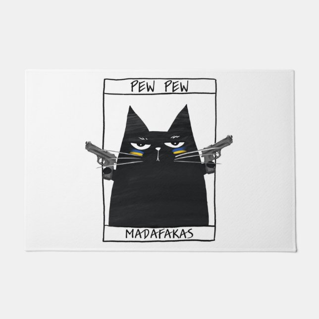 Pew Pew Madafakas Deurmat (Voorkant)