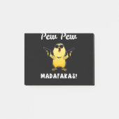 Pew Pew Madafakas, Funny Chick Gift Post-it® Notes (Voorkant)