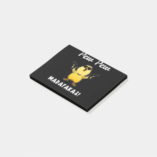 Pew Pew Madafakas, Funny Chick Gift Post-it® Notes (Schuin)