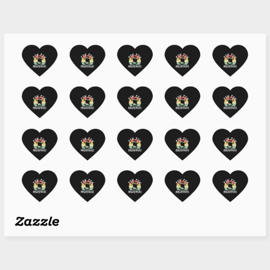 Pew Pew Madafakas Grappige Kat Gekke Kat Hart Sticker (Vel)