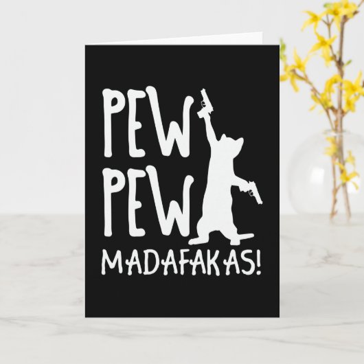 Pew Pew Madafakas Kaart (Gele Bloem)