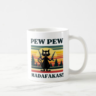 Pew Pew Madafakas mok, Grappige Kattenkoffie mok