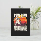 Pew Pew Madafakas Pew Pew Madafakas Geit Kaart (Staand voorkant)