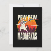 Pew Pew Madafakas Pew Pew Madafakas Geit Kaart (Voorkant)