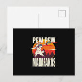 Pew Pew Madafakas Pew Pew Madafakas Goat Aankondigingskaart (Voorkant / Achterkant)