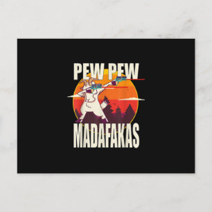 Pew Pew Madafakas Pew Pew Madafakas Goat Aankondigingskaart