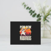 Pew Pew Madafakas Pew Pew Madafakas Goat Aankondigingskaart (Staand voorkant)