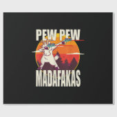 Pew Pew Madafakas Pew Pew Madafakas Goat Cadeaupapier (Vlak)