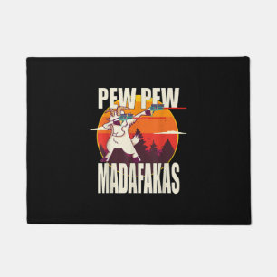 Pew Pew Madafakas Pew Pew Madafakas Goat Deurmat