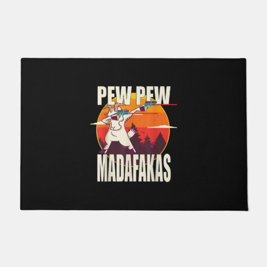 Pew Pew Madafakas Pew Pew Madafakas Goat Deurmat (Voorkant)