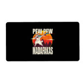 Pew Pew Madafakas Pew Pew Madafakas Goat Etiket (Voorkant)