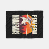 Pew Pew Madafakas Pew Pew Madafakas Goat Fleece Deken (Voorkant (Horizontaal))