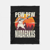 Pew Pew Madafakas Pew Pew Madafakas Goat Fleece Deken (Voorkant)