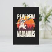 Pew Pew Madafakas Pew Pew Madafakas Goat Informatiekaartje (Staand voorkant)