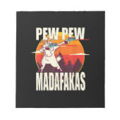 Pew Pew Madafakas Pew Pew Madafakas Goat Notitieblok (Voorkant)