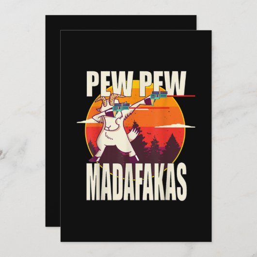 Pew Pew Madafakas Pew Pew Madafakas Goat Save The Date (Voorkant / Achterkant)