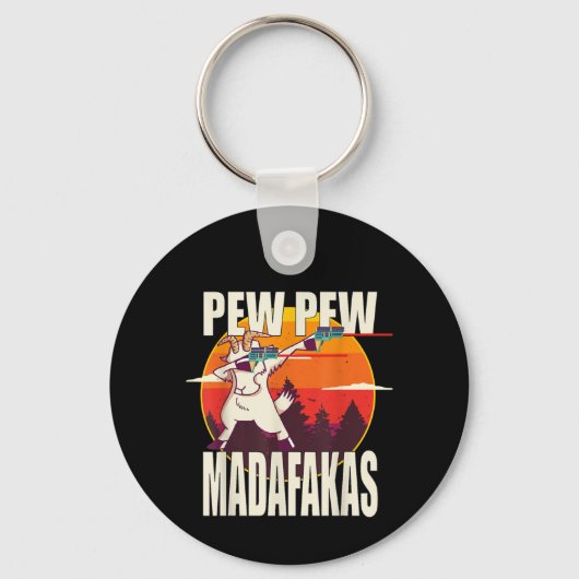 Pew Pew Madafakas Pew Pew Madafakas Goat Sleutelhanger (Voorkant)