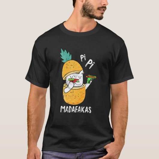 Pew Pew Madafakas Pi-Day Funny Cat leraar student T-shirt (Voorkant)