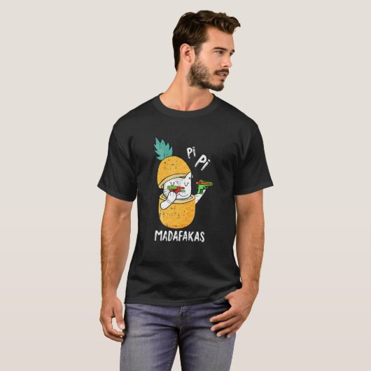 Pew Pew Madafakas Pi-Day Funny Cat leraar student T-shirt (Voorkant volledig)