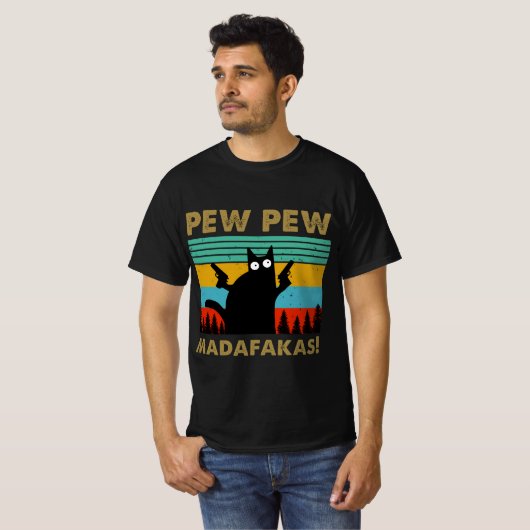 Pew Pew Madafakas T-shirt (Voorkant volledig)