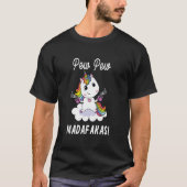 Pew Pew Madafakas Unicorn with Pistols Fantasy T-shirt (Voorkant)