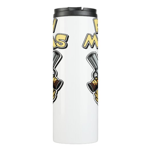 Pew Pew Madatrakas Chick Graphic Thermosbeker (Achterkant)