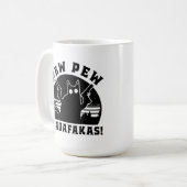 Pew Pew Mok-Funny Cat Mok Schattige Mok (Voorkant links)