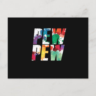 Pew Pew Paintball Marker Color Balls Paintball Gif Briefkaart