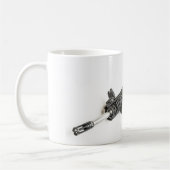 PEW PEW PEW AR-15 Coffee-Mok Koffiemok (Links)